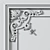 Classic Boiserie Wall Molding 3D model small image 4