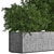 Concrete Box Outdoor Tree - Versatile Interior/Exterior Accent 3D model small image 3