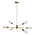 Elegant Xenia Linear Chandelier 3D model small image 1