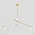 Geometric Brass Super Nova Chandelier 3D model small image 1