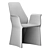 Elegant Draenert Grace Chair 3D model small image 5