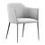 Elegant Porada Grace Chair 3D model small image 5