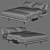 Desiree Platz Bed 183 cm: High-quality 3D Model for 3ds Max, OBJ, and FBX 3D model small image 3