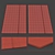 Expertly Crafted Poly Rug 3D model small image 3