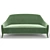 Elegant Margaret 210 Sofa 3D model small image 3