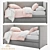 Thalia Daybed: Stylish and Comfortable 3D model small image 2