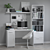 IKEA White Home Office Set 3D model small image 1