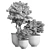 Stunning Outdoor Plant: 08 3D model small image 4