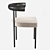 Kashmir Chair: Elegant Leather Comfort 3D model small image 3