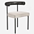 Kashmir Chair: Elegant Leather Comfort 3D model small image 8