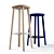 Redefining Simplicity: Mattiazzi's Solo Stools 3D model small image 3