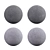 Sleek Gray Raw Slate Stone 3D model small image 2