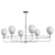 Elegant Beverly Hills Oval Chandelier 3D model small image 2