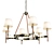 Glamorous Katie Chandelier for Premier Lighting 3D model small image 1