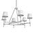 Glamorous Katie Chandelier for Premier Lighting 3D model small image 2