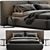Bonaldo Fluff Bed: Plush Comfort for Dreamy Nights 3D model small image 2