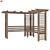 Garden Sanctuary: Pergola Bench 3D model small image 1