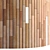 Striped Wood + Light Panels 4K 3D model small image 5