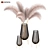 Elegant Feathers Stand Set 3D model small image 2