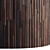 Striped Wood Light Panels - PBR 4K 3D model small image 4