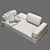 Contemporary Modern Sofa 3D model small image 5