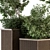 Concrete Box Outdoor Plants - Set 160 3D model small image 2