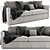 Modern West Elm Harris Sofa 3D model small image 1