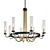 Elegant Kearney Chandelier - Stunning Lighting Fixture 3D model small image 1