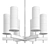 Modern Tuxedo Chandelier 3D model small image 2