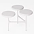 Modern Elegance: Agatha 3-Piece Coffee Table 3D model small image 2