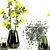 Sunflower & Eucalyptus Indoor Bouquet 3D model small image 3