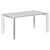 Minimalistic Gray Ceramic Dining Table 3D model small image 3