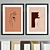 Modern Art Frame A82 - Wood and Metal Frames 3D model small image 3