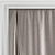 Elegant French Window Roman Blinds 3D model small image 3