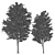 Sorbus 4.5m & 3.8m: 900 Polys 3D model small image 3