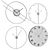 Modern Wall Clock Collection: A Stunning Addition to Your Interior 3D model small image 5