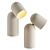 Fumi Light: Elegant Ceramic Lamp 3D model small image 5