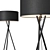 Romi Amsterdam Hampton: Elegant Height Adjustable Floor Lamp 3D model small image 2