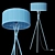 Romi Amsterdam Hampton: Elegant Height Adjustable Floor Lamp 3D model small image 3