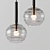 Spiral Glass Pendant Lamp 3D model small image 7