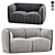 Modern Italian Design Mia Sofa 3D model small image 1