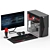 Ultimate Gaming PC Set 04 3D model small image 1
