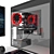 Ultimate Gaming PC Set 04 3D model small image 4