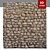 300 Stone Wall: Detailed 3D Model with High-resolution Texture 3D model small image 1