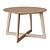 Elegant Round Maryse Table 3D model small image 1