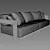 Restoration Hardware Milano Sofa: Modern Elegance for Your Living Space 3D model small image 2