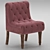 Regal Mesh-Living Chair: Download OBJ/FBX with MeshSmooth Modifier 3D model small image 3