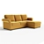 Amelie Corner Sofa: Stylish and Versatile 3D model small image 1