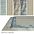 DOVLET HOUSE 5-Piece Carpets: Artistic Textures from India 3D model small image 1