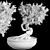 Elegant Bonsai Plant: 140cm Diameter, 210cm Height 3D model small image 4